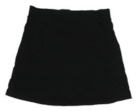 Čierna bavlnená sukňa s všitými kraťasy George