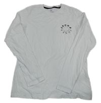Bílé triko s nápisem Jack & Jones