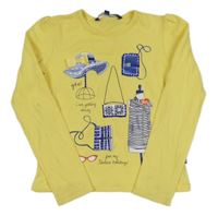 Žluté triko s obrázky original marines