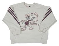 Smetanová mikina s Daisy Adidas
