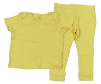Žlté pyžama s dirkovaným vzorom F&F