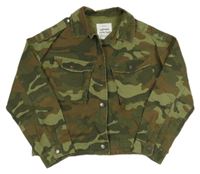 Army rifľová košeľová crop bunda Zara