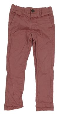 Staroružové plátenné chino nohavice M&S