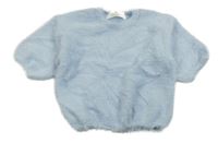 Svetlomodrá chlpatá vesta H&M