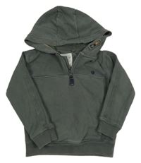 Sivá mikina s kapucňou Fat Face