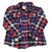 Barevná kostkovaná halenka M&Co.