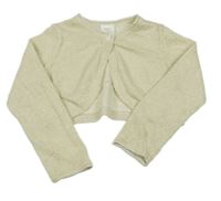 Zlaté svetrové bolerko Next