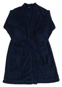 Tmavomodrý chlpatý župan Cherokee