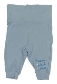 Svetlomodré tepláky s nápisom Lupilu