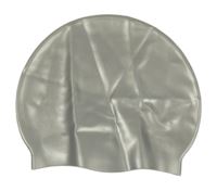 Sivá gumová koupací čapica