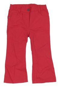 Růžové plátěné kalhoty Lupilu