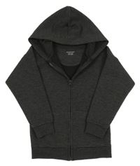 Tmavosivá vzorovaná prepínaci mikina s kapucňou Primark