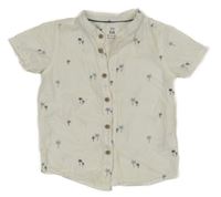 Bílá košile s palmami C&A