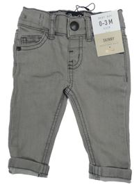 Nové - Šedé skinny rifle Denim Co. 