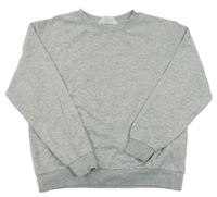 Sivá melírovaná mikina H&M