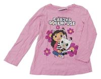 Světlerůžové triko Gabby´s  Dollhouse