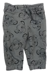 Sivé tepláky so Simbou Primark