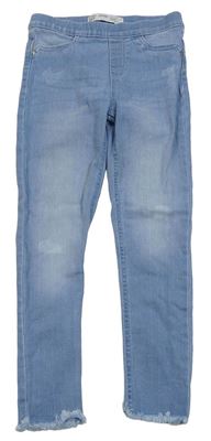 Světlemodré riflové džegíny ošoupaného vzhledu Denim Co.