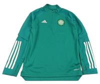 Zelená funkční fotbalová mikina The Celtic FC zn. Adidas