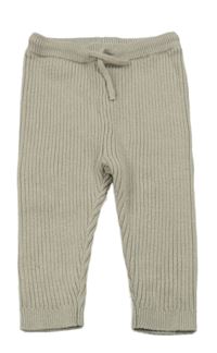 Béžové žebrované kamaše George