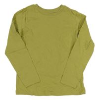 Olivové tričko H&M