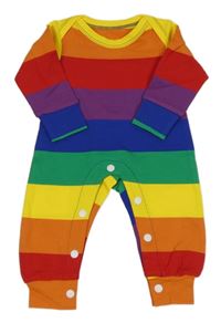 Barevná pruhovaná tepláková kombinéza Sully&Juno