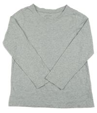 Sivé melírované tričko Tchibo