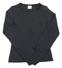 Čiernošedé crop tričko ZARA