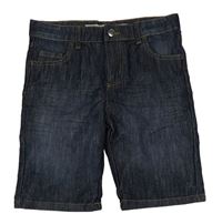 Tmavomodré rifľové kraťasy Denim Co.