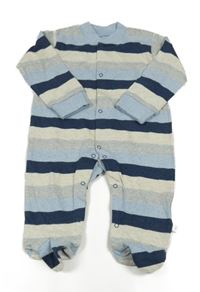 Modro-sivý pruhovaný overal Liegelind