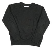 Tmavosivý melírovaný sveter M&S