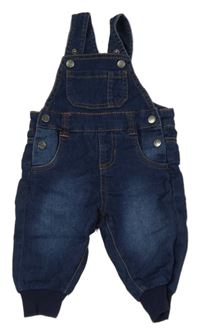 Tmavomodré teplákové laclové rifle Lupilu