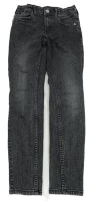 Tmavosivé skinny fit rifle H&M