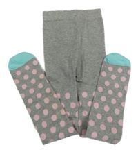 Sivé melírované bodkovaná é pančuchy M&S