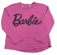 Ružové tričko s nápisem - Barbie