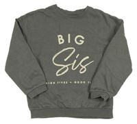 Šedá mikina s nápisem George