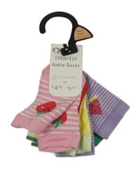 Nové - 5x barevné ponožky F&F