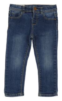 Tmavomodré skinny rifle Zara