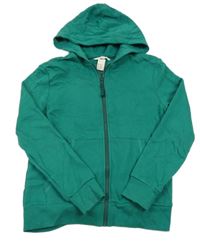 Zelená prepínaci mikina s kapucňou H&M
