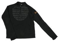 Černá sportovní funkční mikina s logem Nike