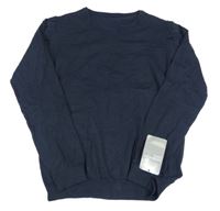 Nové - tmavomodrý lehký svetr St. Bernard