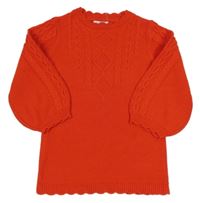 Červený vzorovaný svetr Primark