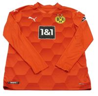 Červené vzorované sportovní funkční triko - BVB Puma