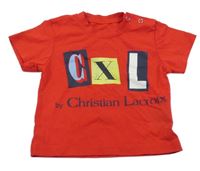 Červené tričko s logem - Christian Lacroix