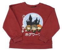 Vínová mikina s potiskem - Harry Potter 