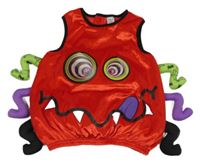 Kostým - Červená sametová vesta - pavouk George