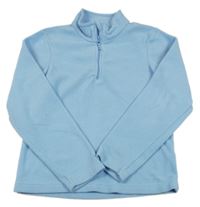 Svetlomodrá fleecová funkčná mikina Mountain Warehouse