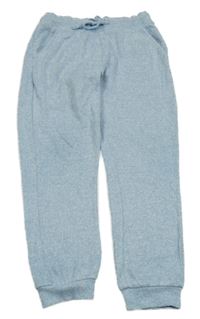 Světlemodré melírované úpletové tepláky M&S