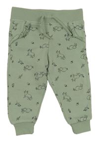 Zelené tepláky se zvířátky Primark