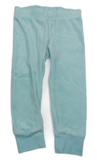 Svetlomodré zamatové tepláky so srdiečkami Impidimpi